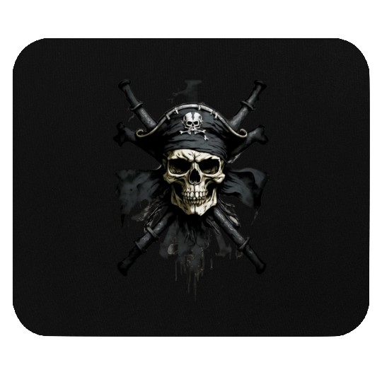 Black Sails Skull Mouse Pads