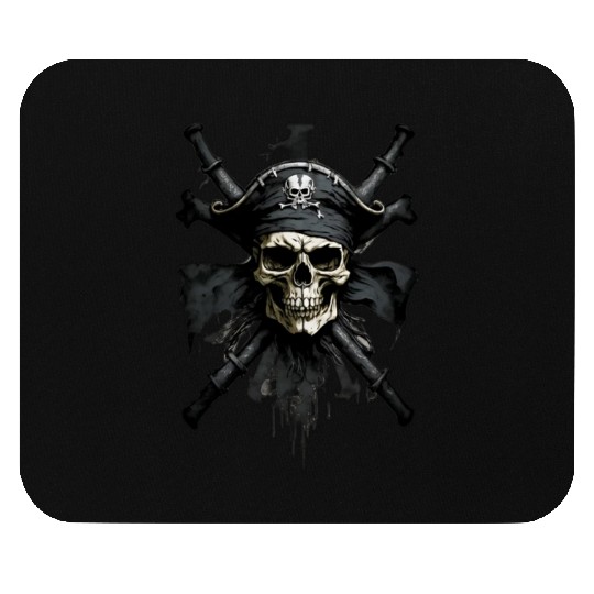 Black Sails Skull Mouse Pads