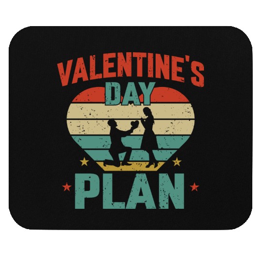 Valentine s Day Plan Mouse Pads