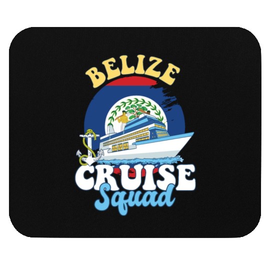 Belize Cruise Squad Family Vacation Trip Mouse Pads