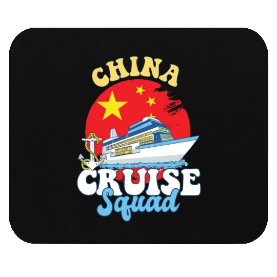 China Cruise Squad Family Vacation Trip Mouse Pads