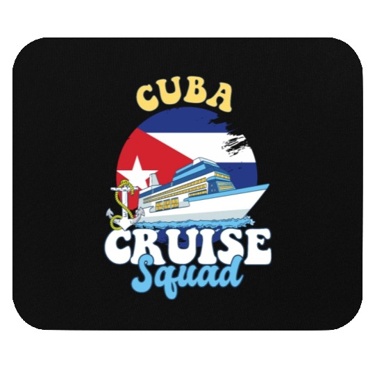 Cuba Cruise Squad Family Vacation Trip Mouse Pads