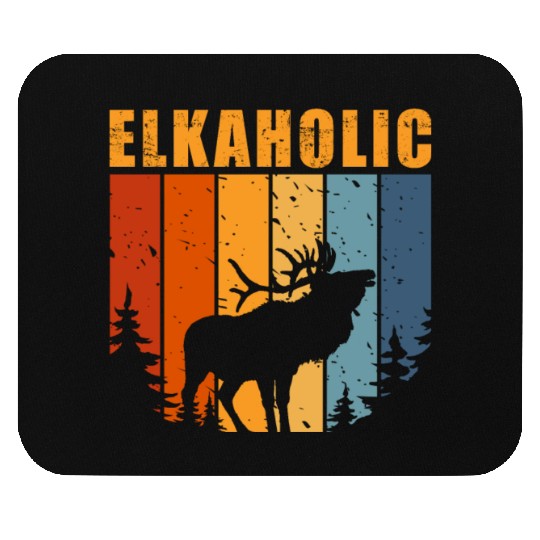 Elk Hunting Elkaholic Hunters Mouse Pads