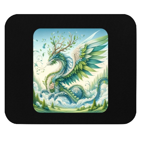 Nature Elemental Dragon Mouse Pads