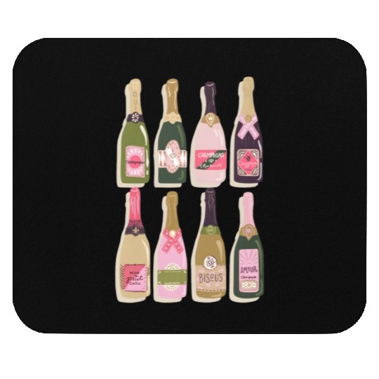Champagne Bottles New Year Eves 2022 Py Mouse Pads
