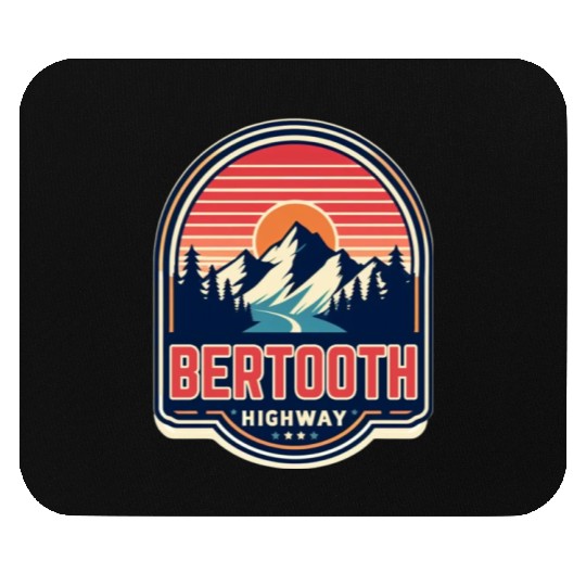 Beartooth Highway US 212 Mouse Pads