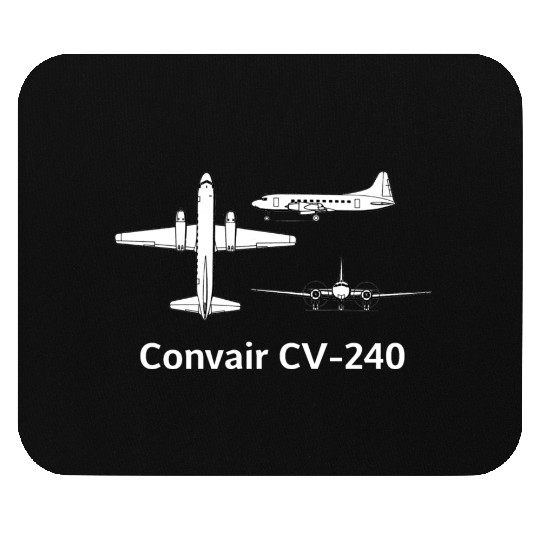 Convair CV-240 family Airliner Mouse Pads