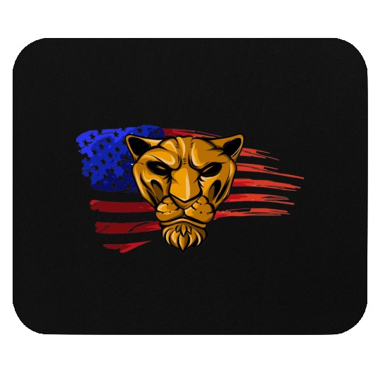 Lion Of Liberty Mouse Pads