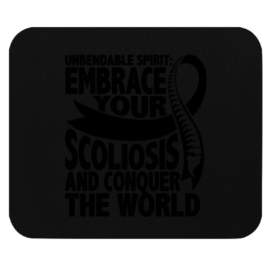 Unbendable rit Embrace Your Scoliosis Warrior Mouse Pads