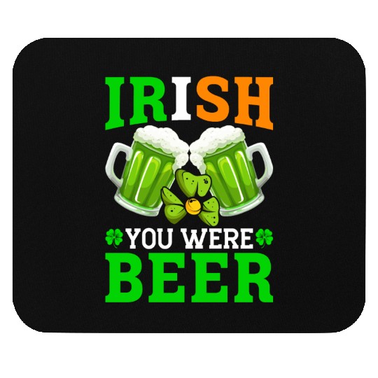 Funny Irish St Patricks Day Mouse Pads