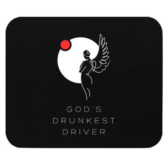 God's Drunkest Driver Mouse Pads