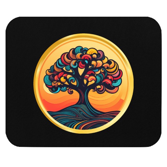 Fall Color Tree Mouse Pads