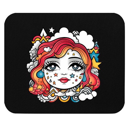 Celestial girl Mouse Pads