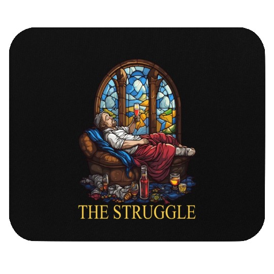 Sip & Sit Comedy: The Struggle Chronicles Mouse Pads