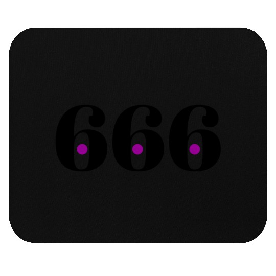 666 Angel number Mouse Pads