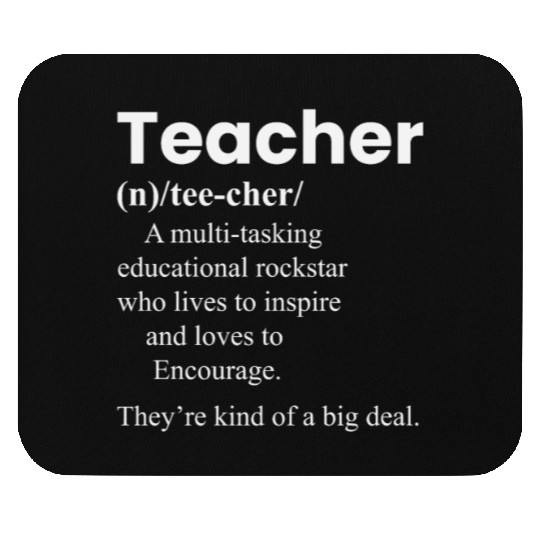 Teacher Definition Teacher Appreciation Mouse Pads