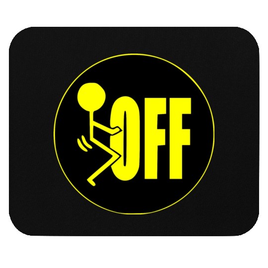 F Off ©WhiteTigerLLC.Com LIKE US ON FACEBOOK Mouse Pads