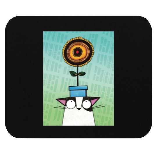 Kids Room Inspo, Cartoon Cat, Nursery Art, Newborn Mouse Pads