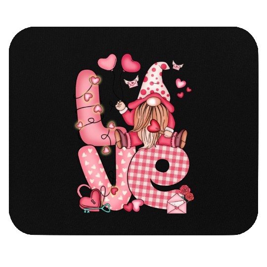 Gnome Love Valentine Idea Mouse Pads