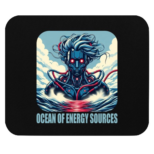 robot charging Mouse Pads