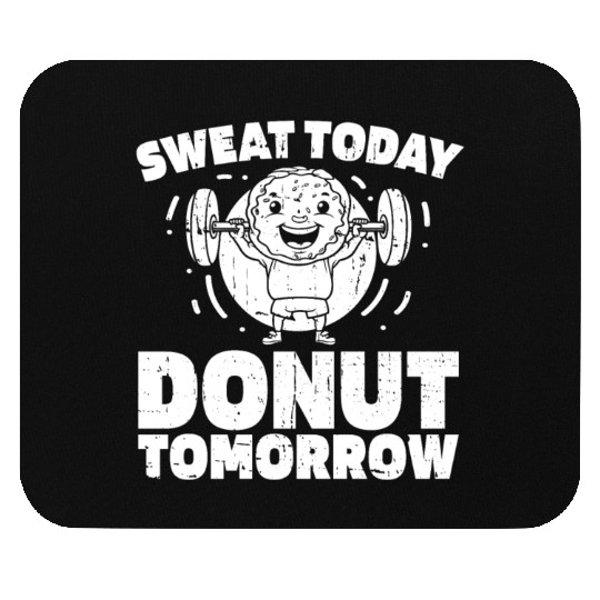 Fitness Donut Funny Donut Gym Mouse Pads