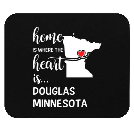 Douglas County Minnesota Is Where My Heart Is Gift Mouse Pads