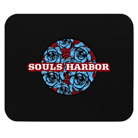 Souls Harbor Blue Rose Mouse Pads