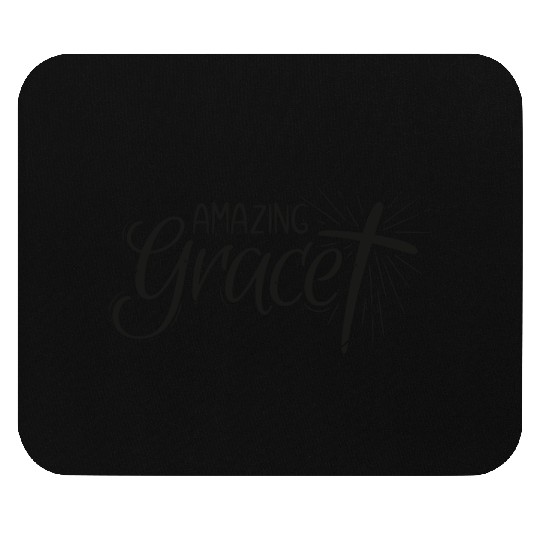 Amazing Grace Lettering Mouse Pads