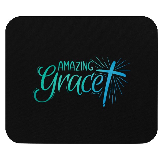Amazing Grace Lettering Mouse Pads