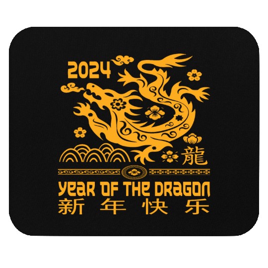 Zodiac Chinese New Year 2024 | Year Of The Dragon Mouse Pads