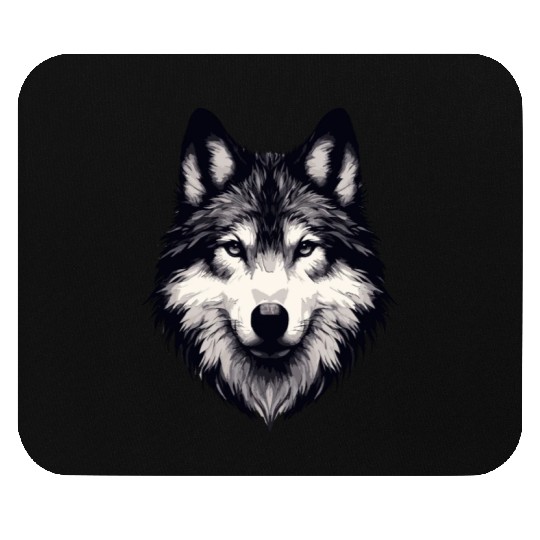 Mystic Alpha Wolf Mouse Pads