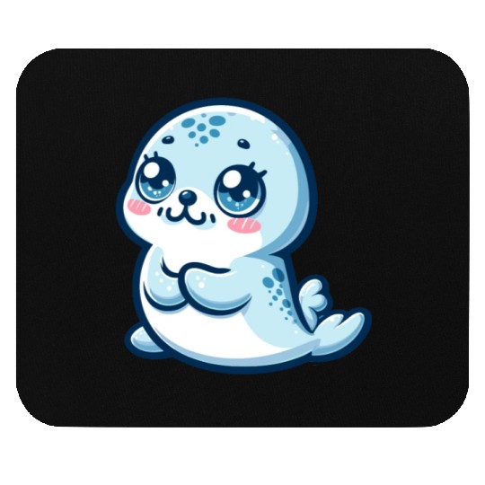 Graceful Seal Serenity Mouse Pads