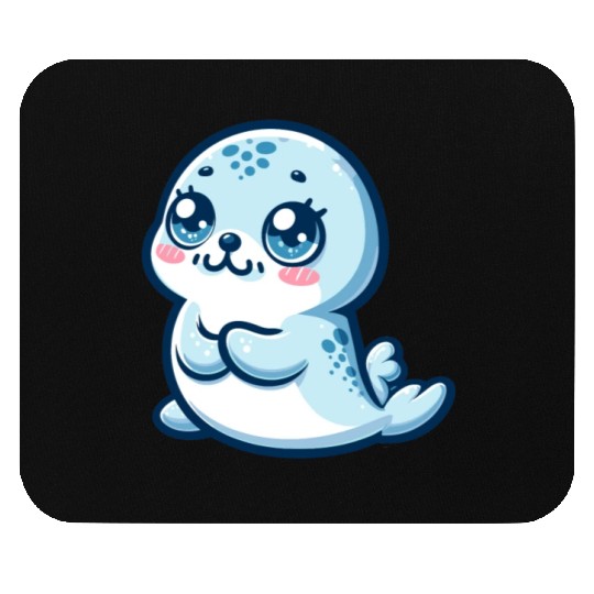 Graceful Seal Serenity Mouse Pads