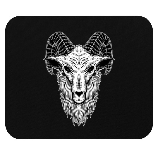 Baphomet Goat Devil Head Mouse Pads