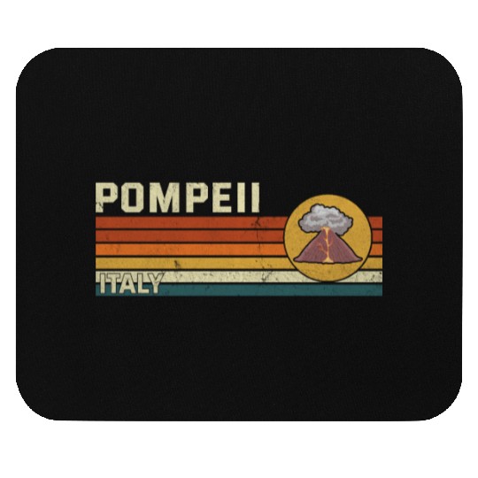 Pompeii Italy Vintage Volcanic Eruption Gift Mouse Pads