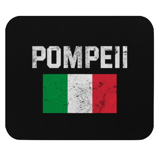 Pompeii Flag Italy Geology Mouse Pads
