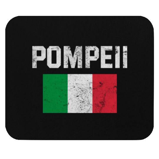 Pompeii Flag Italy Geology Mouse Pads