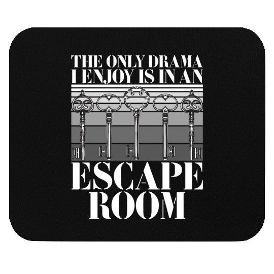 Escape Room Lover Escaping Locked Room Mouse Pads