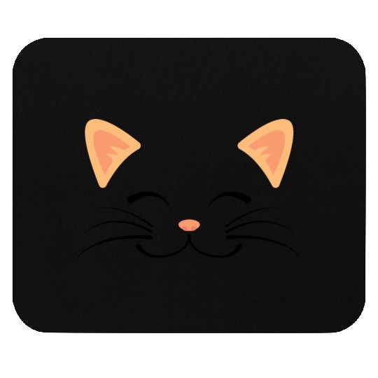 Floating Cat Face Mouse Pads