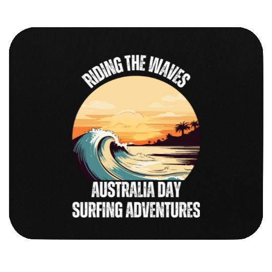 Riding the Waves: Australia Day Surfing Adventures Mouse Pads