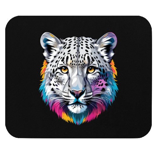 Snow Leopard Mouse Pads
