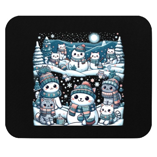 Winter Whiskerland Mouse Pads