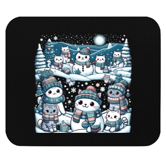 Winter Whiskerland Mouse Pads