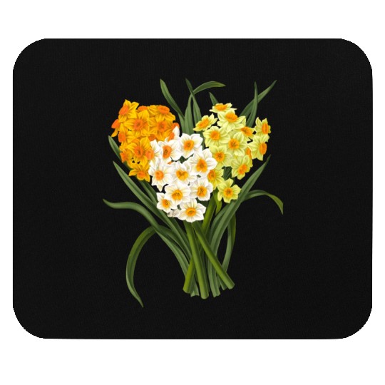Daffodil Bunch Daffodils He Daffodil Mouse Pads