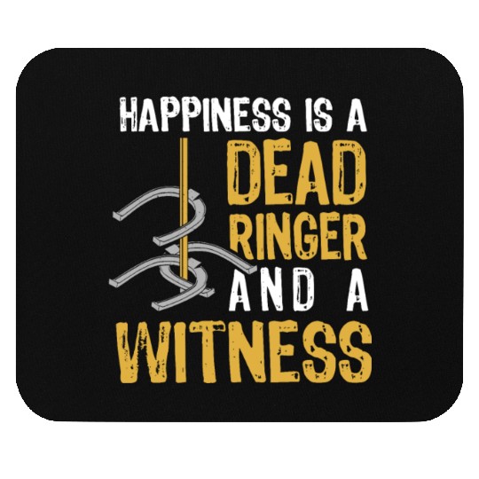 Funny Dead Ringer Horseshoe Pitching Mouse Pads