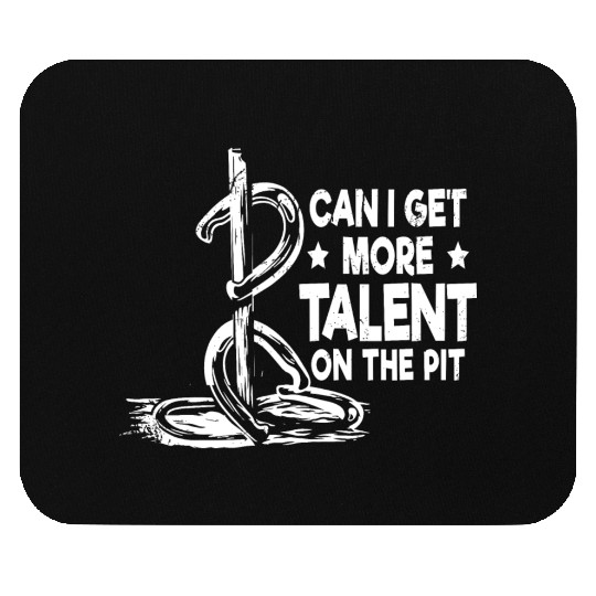 Funny Horseshoe Pitching Mouse Pads
