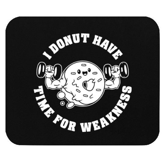Fitness Donut Funny Donut Gym Mouse Pads