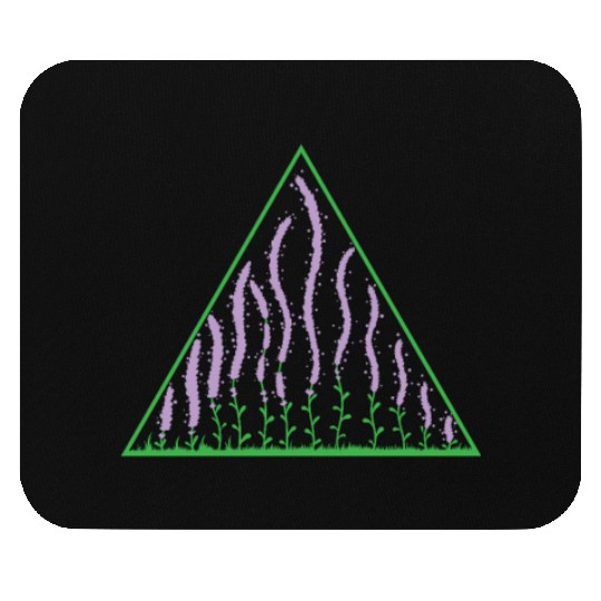 Lavender in a Triangle Plant Garden Fragrance Mouse Pads