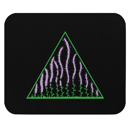 Lavender in a Triangle Plant Garden Fragrance Mouse Pads