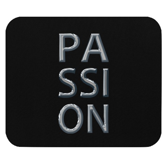 Passion grey Mouse Pads